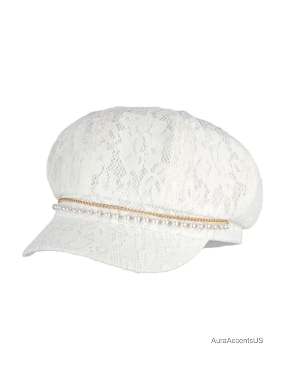 Womens Lace Cotton Newsboy Cabbie Beret Hat Adjustable Comfort Fit